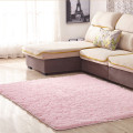 modern pink long hair mat carpet rubber edging